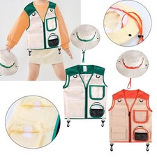 Kids Explorer Kits Cargo Vest and Hat Halloween Party
