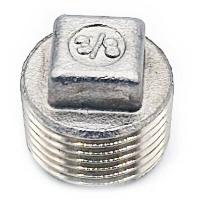 G3/8 Stecker mit Vierkantkopf Edelstahl 316