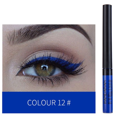 12 Farbe Matt Flüssiger Eyeliner Wasserfest Augen Liner Stift Langhaltend Augen, - Bild 24 von 24