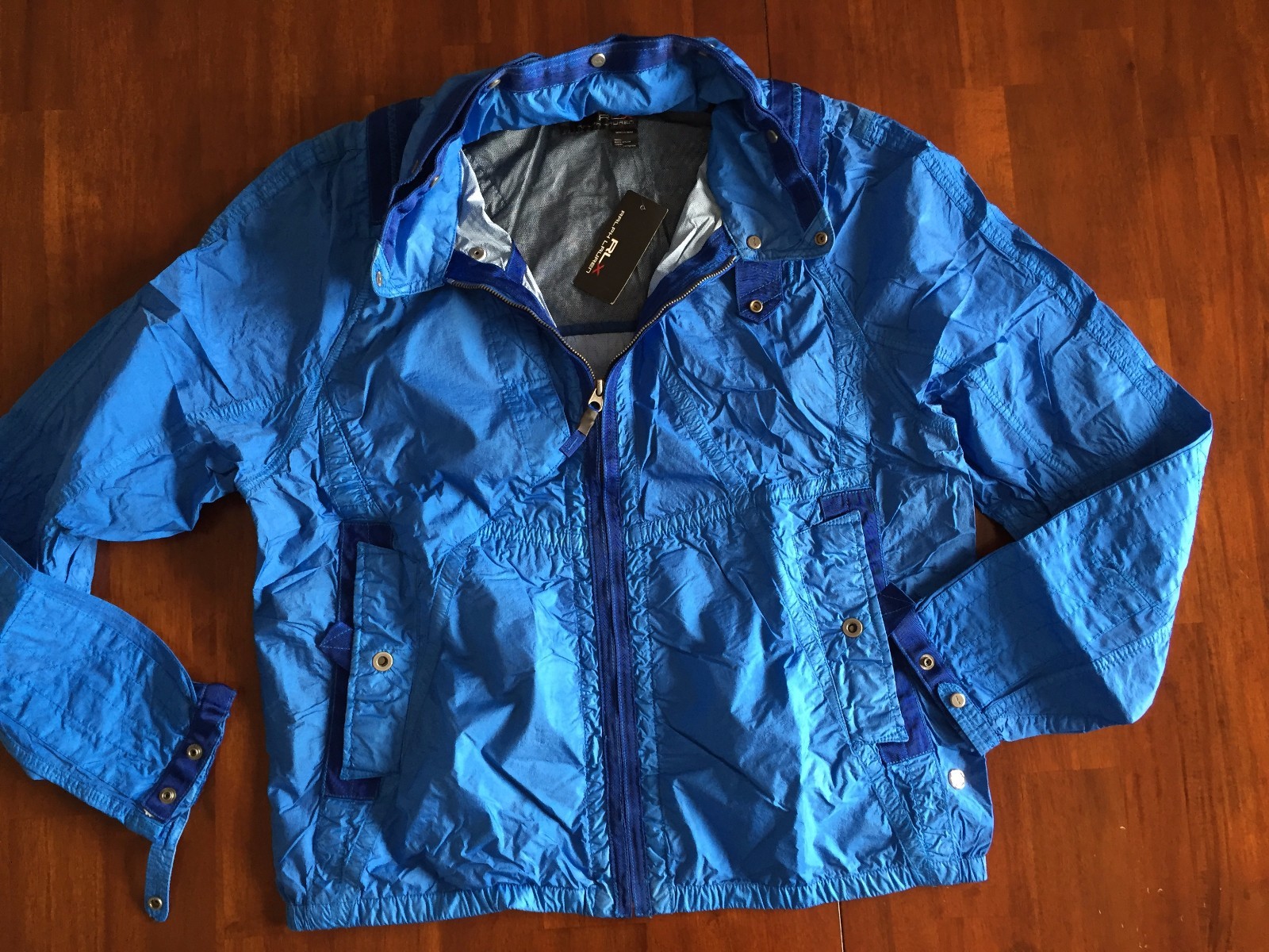 RLX Polo Ralph Lauren Blue Wind Breaker ( large )