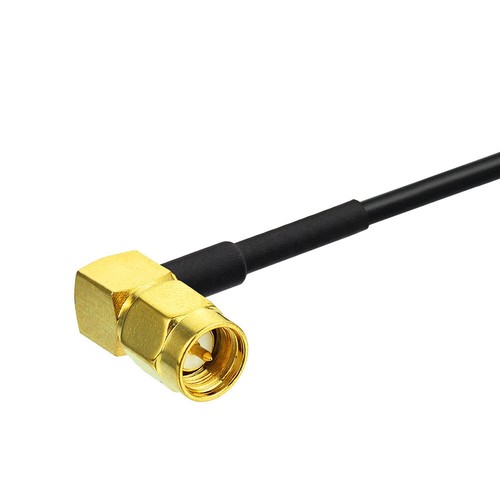 Adattatore antenna SMA maschio angolo retto a BNC femmina cavo coassiale treccia 15 cm - Foto 3 di 3