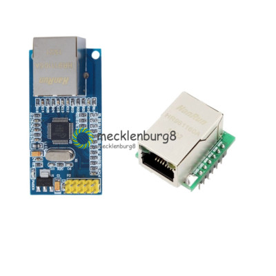 USR-ES1 ENC28J60 W5500 Chip SPI to LAN/ Ethernet Converter TCP/IP Module Neu