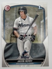 Jacob Berry 2023 Bowman #BP-108 1st Prospects Miami Marlins