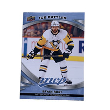2023-24 Upper Deck MVP Hockey Ice Battles Card #94 Bryan Rust Penguins