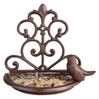 Wandfutterschale Futterstelle Futterplatz KöRnerfutter VogelträNke 18,X18 Cm