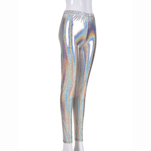 Holographic Metallic Look Shiny Stretch 