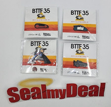 Image of Leen Customs Back to the Future BTTF 35th Anniversary Enamel Pin Set of 4 BUNDLE