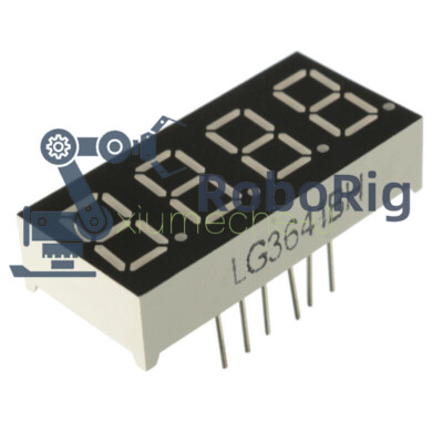 5Pcs 0.36inch 7 Segment 4 Digit Common Cathode 0.36'' RED LED digital display