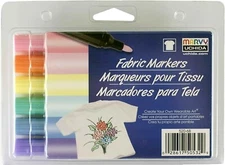 Fabric Markers Marvy Uchida PASTELS BOLD TIP 520-6B