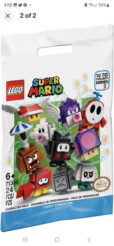 Lego 2021 Spiny Cheep CheepS Mario Series 2 Minifigure 71386 New Factory Sealed - Picture 2 of 2