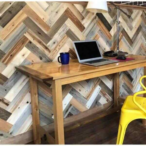 Timberchic Decorative Wall Paneling 1/4 ft x 1 ft Wood Peel + Stick Multi-Color - Picture 4 of 6