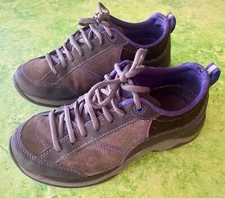 🎁 Dansko Sabrina Womens 36 US 5.5-6 leather comfrt shoe sneaker gray 4202100240