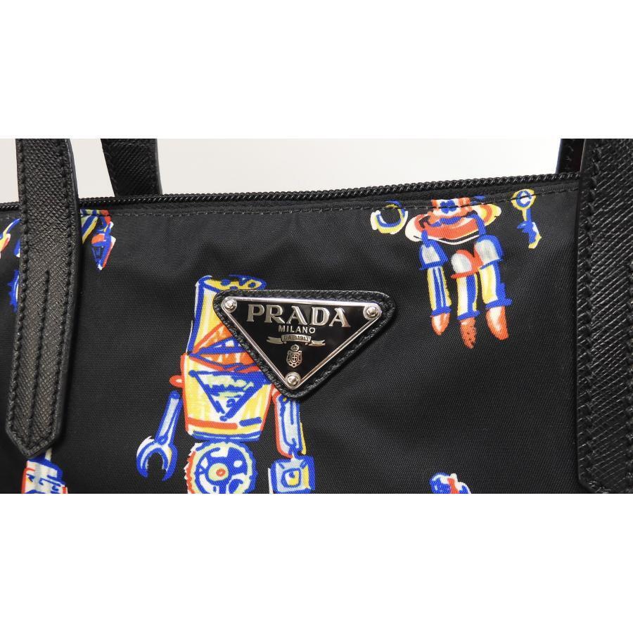 Authentic Prada robot saffiano nylon material black Authentic Prada robot saffiano nylon material black