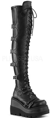 demonia over the knee boots