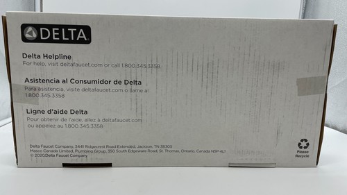 DELTA ARVO SINGLE HOLE BATHROOM GOLD FINISH FAUCET 15840LF-CZ BRAND NEW - Picture 2 of 7