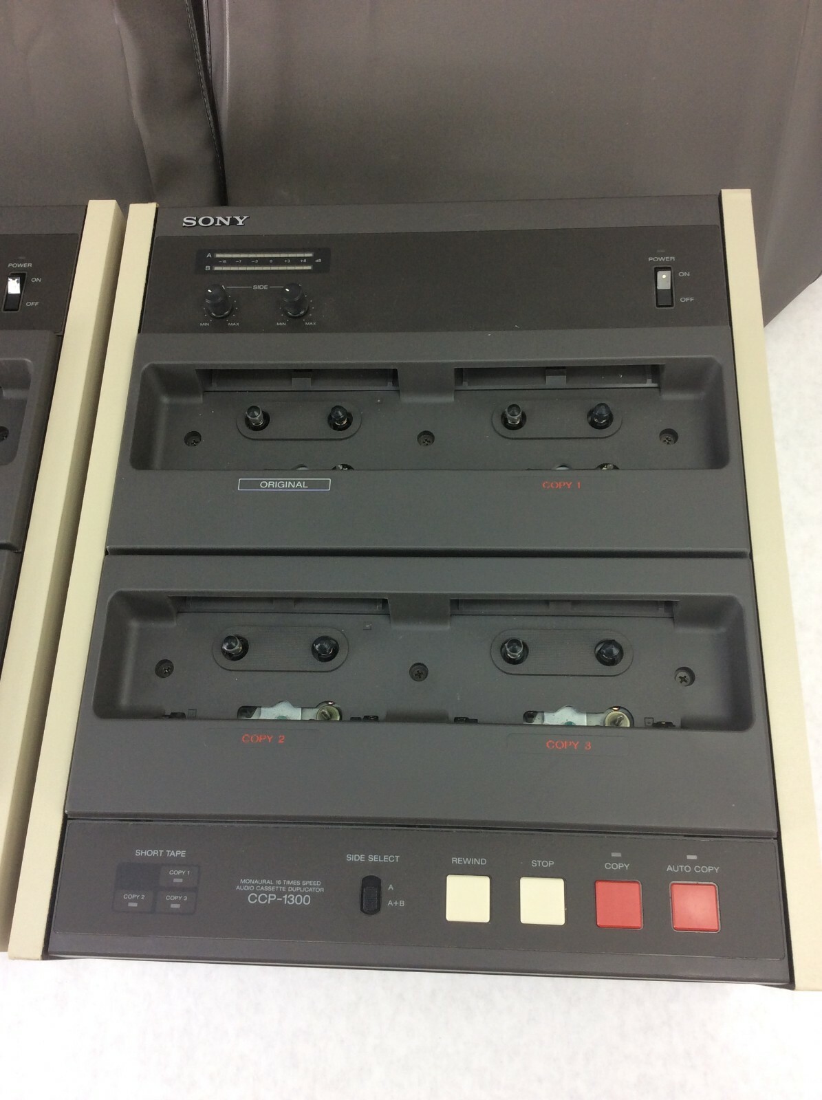 Sony CCP1300 & CCP1400 Analog 16x Tape Duplicator Pair eBay