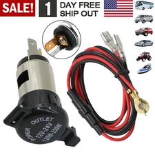 Car Boat Tractor Cigarette Lighter 12V Cigarette Lighter Socket Power Outlet