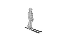 Printle L Femme 2038 Bonnet Laine Figure Debout Pour Dioramas Trains