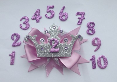 Moneda 30 Euros 2021 Pink Birthday Crown Badge Age Number Hair Bow Ribbon Girls Rio De Oro