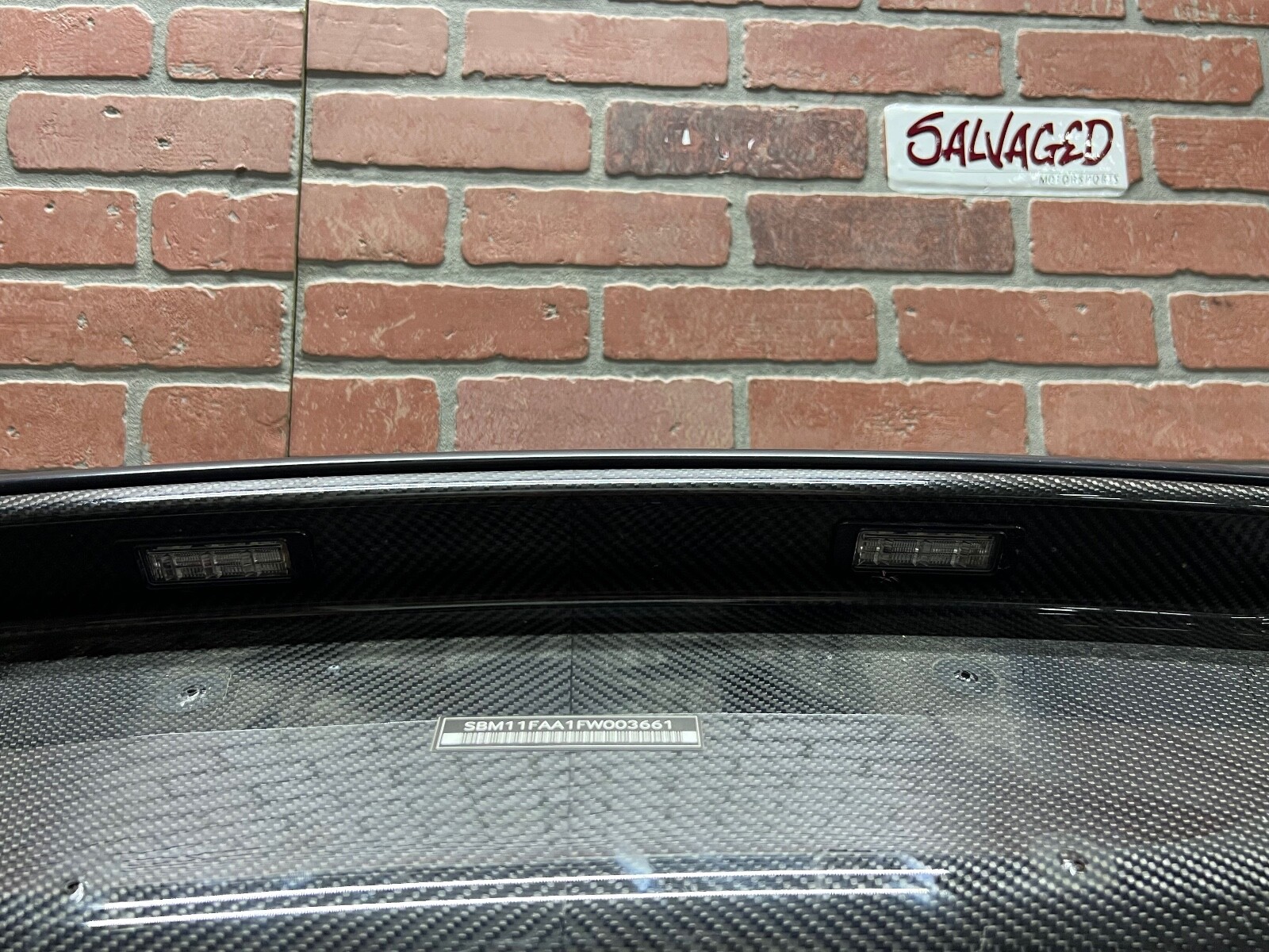 2015 16 17 McLaren 650S Spyder Carbon Fiber Rear Bumper Carbon Fiber