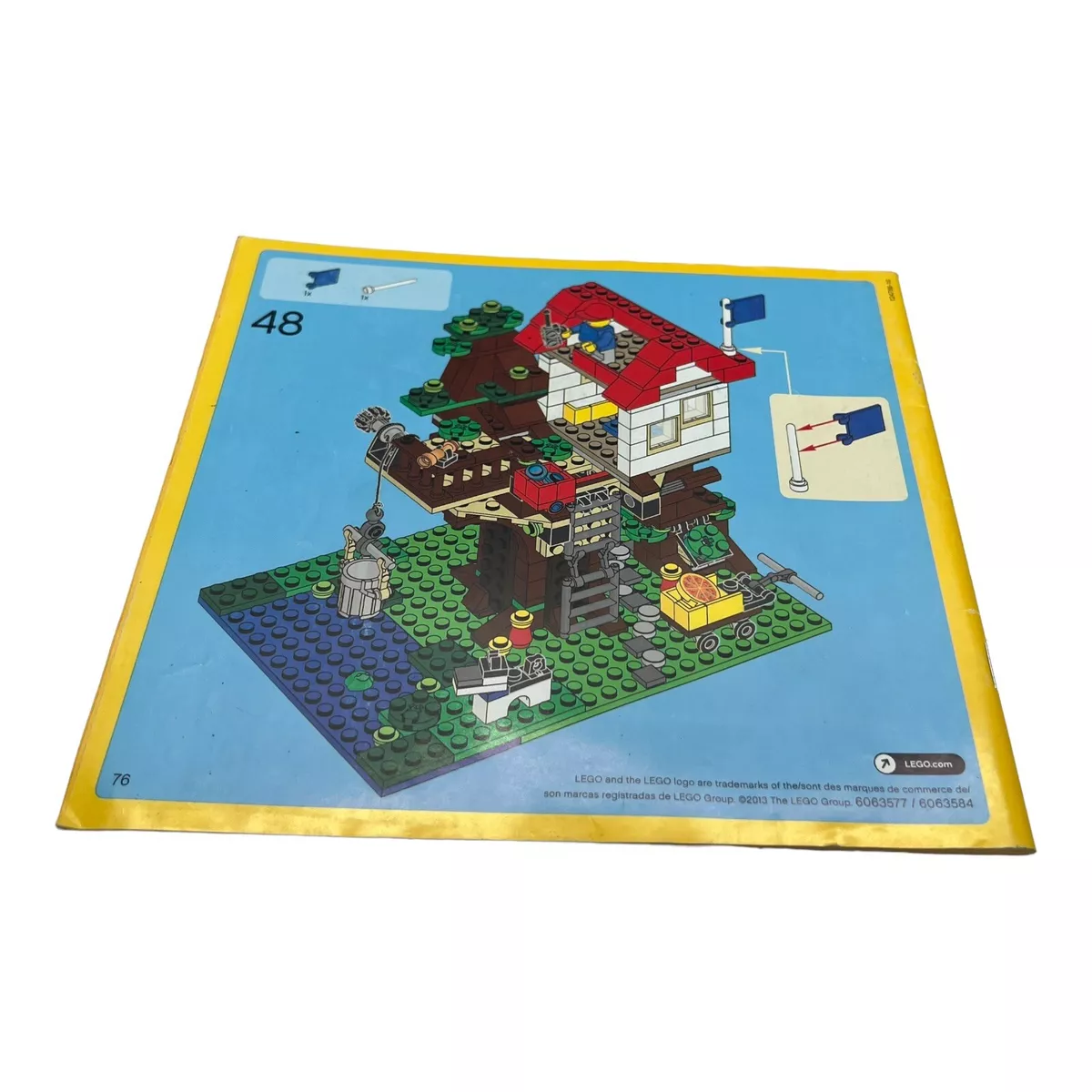 Håndfuld Staple Hård ring LEGO 31010 Creator 3 in 1 Treehouse -Instructions Incl-Manual ONLY USED  Booklet | eBay