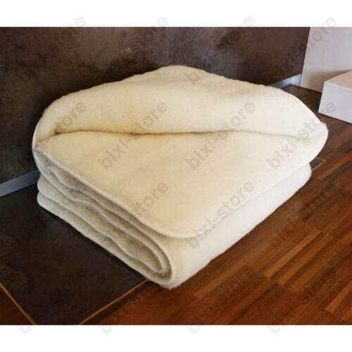 Wool Blanket Wool Double Layer Duvet Sheep Merino Comforter 180x200cm - 70x80in - Picture 3 of 7