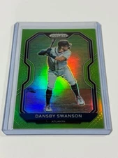 2022 Panini Prizm #168 Dansby Swanson Green /125