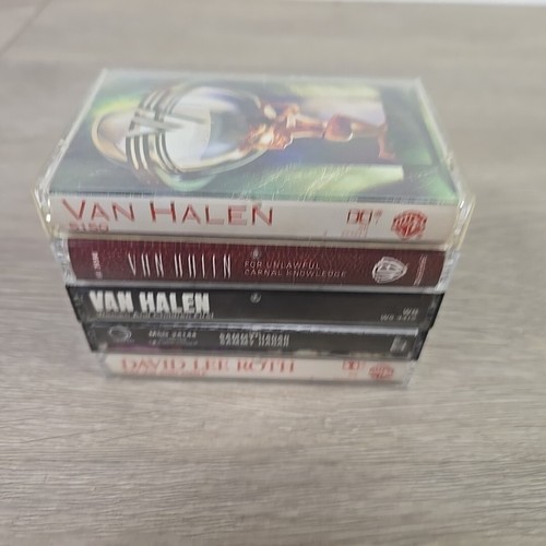 Lot of 5 Van Halen David Lee Roth Sammy Hagar Cassette Tapes - Picture 14 of 14
