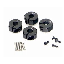 4PCS 12x6mm Hex Wheel CNC Hub Drive Nut for 1/10 HSP HPI Tamiya TRX RC Cars