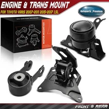 3x Engine Motor & Transmission Mount for Toyota Yaris 2007-2011 2015-2017 1.5L