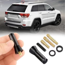 Carbon Fiber Look Roof Antenna 1.4" Short Mast Replacement For Jeep Cherokee