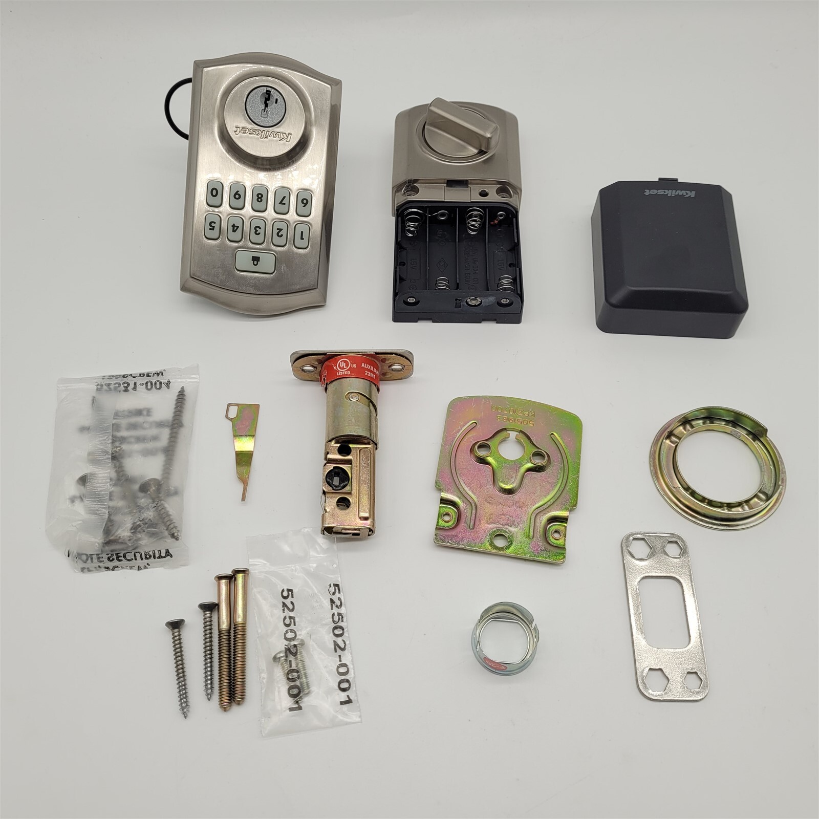 Kwikset SmartCode 260 Keyless Entry Deadbolt with Auto-Lock in Satin Nickel-image