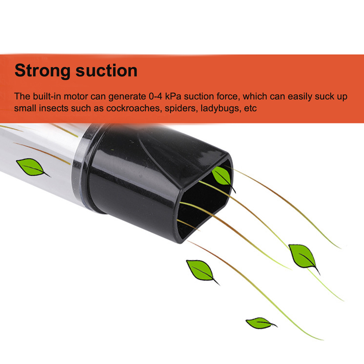 Powerful Handheld Bug Vacuum Insect Spider Catcher Sucker Grabber Moth ...