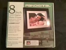 Digital Photo Frame 8 inch LCD Pandigital PAN80-2 - Brand New
