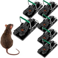 Mausefallen Schlagfallen Mit KöDer Mouse Trap 6Er Set Rattenfalle Mausefalle