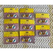 Set of 8 Gibson Greetings Easter Bunnies Hair Barrettes