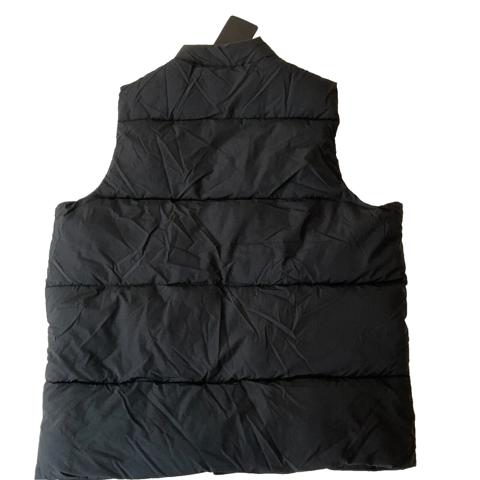 Chaleco acolchado Fabletics The Essential para mujer talla M negro resistente al agua cremallera Foto 2 de 4