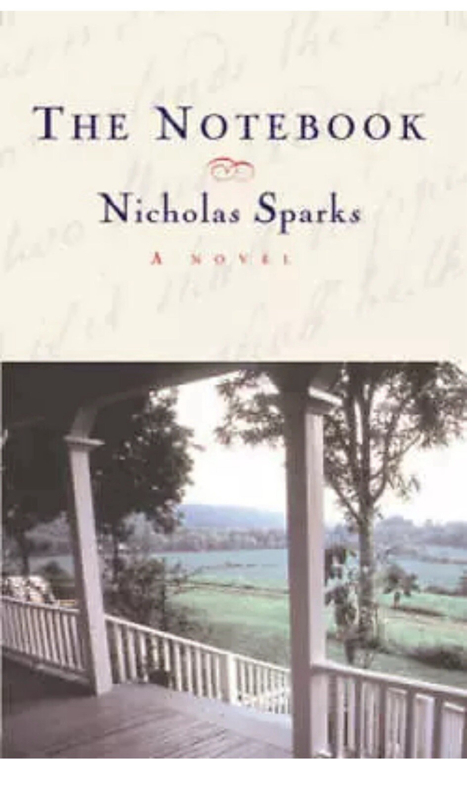 Notebook by Nicholas Sparks 1996 Hardcover Romance Novel-image