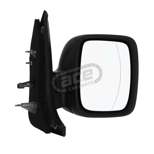 Electric Wing Door Mirror Renault Trafic Van 2021-> Electric Black Drivers Side