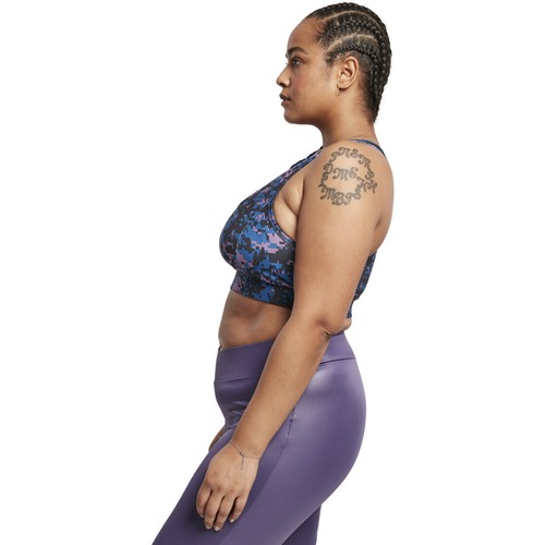 Urban Classics Ladies Tech Mesh Bra Top Sports Bra Racer-Back - Picture 14 of 25