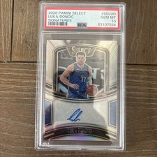2020 Panini Select Luka Doncic Signatures PSA 10 #2/49 POP 5