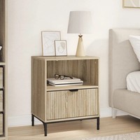 Nachttisch Sonoma-Eiche 49X36X61 Cm Holzwerkstoff Kommode Schlafzimmer