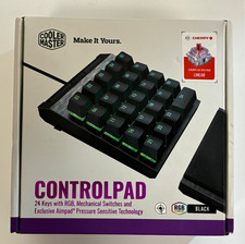 COOLER MASTER CONTROL PAD 24 KEYS RGB NUMERICAL KEYPAD SWITCHES GAMING BLACK