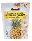 26oz FRESH Kirkland Signature Organic Dried Pineapple Tidbits Exp. 1/27 26z