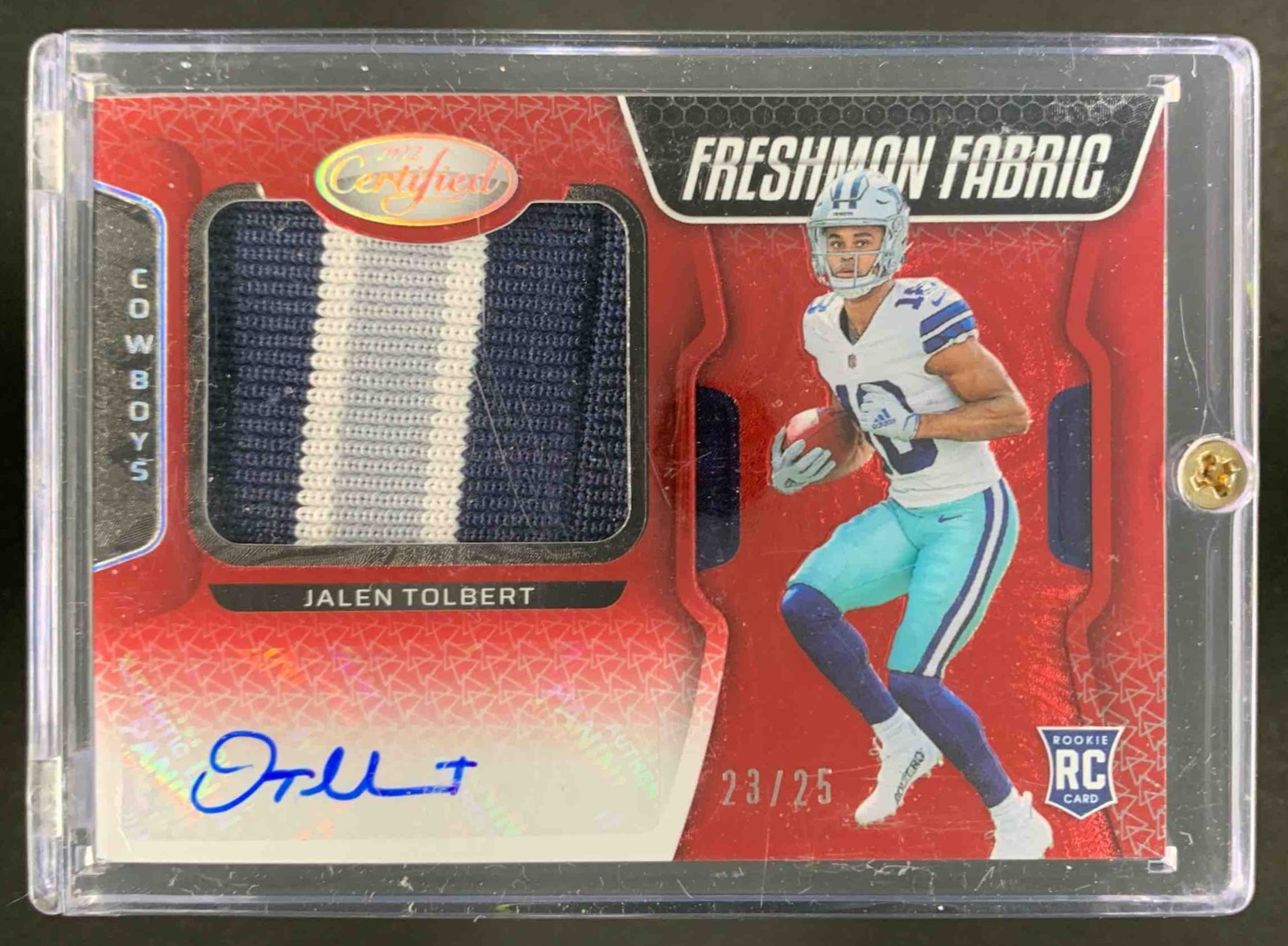 Jalen Tolbert Panini Certified #230 Red Mirror
