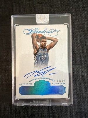 2015-16 Panini Flawless - Rookie Autographs Karl-Anthony Towns #RA-KA...