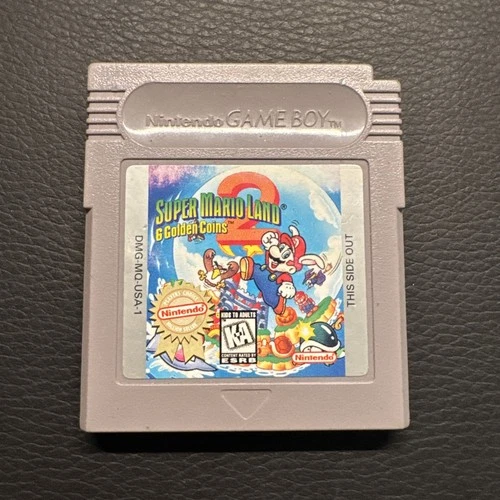 Super Mario Land 2: 6 Golden Coins Nintendo Gameboy 1992 Tested & Works