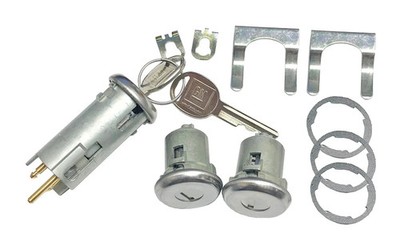 JEGS 18088 Door & Electric Tailgate Lock Set Fits Select 1973-1991 GM Models