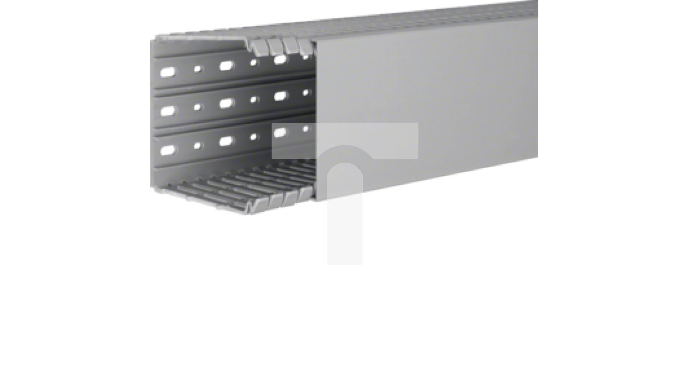 tehalit Comb channel BA7 100x100mm PVC gray BA7100100 /2m/