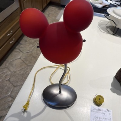 Vintage Walt Disney Mickey Mouse Balloon Lamp 2000 +keychain